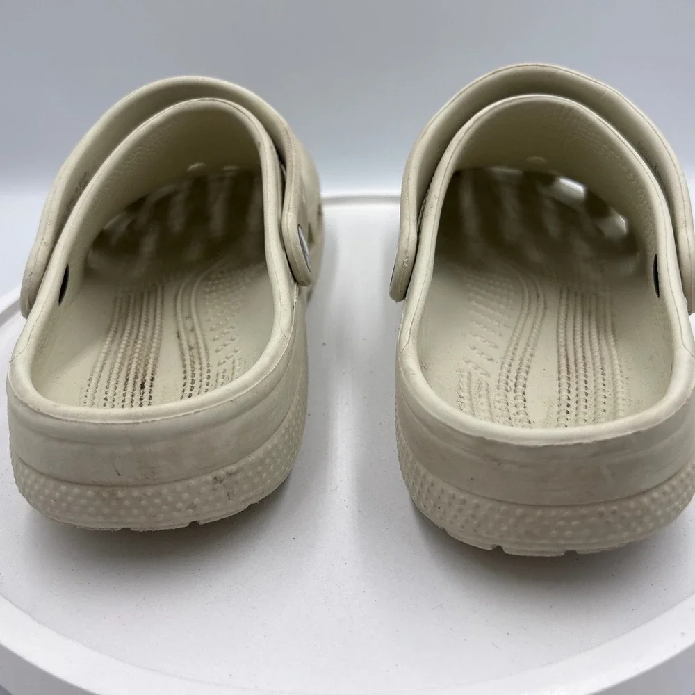 Crocs Classic Clog J3 Bone Off-White Minimalist Gorpcore Breathable Slip-Ons